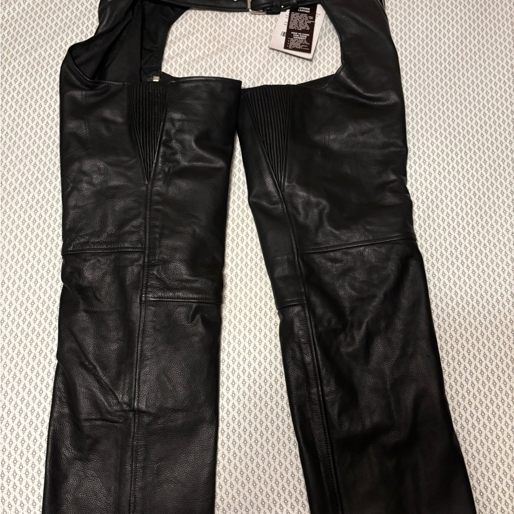 Leather  Chaps women motorcycle riding